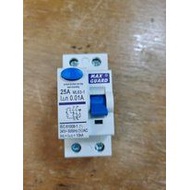 MAXGUARD ELCB/RCCB 2POLES  25A/40A/63A 10mA-30mA-300mA