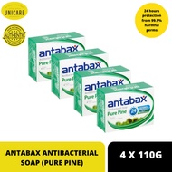 ANTABAX ANTIBACTERIAL SOAP 4 X 110G (PURE PINE)