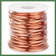 (OHIE) Soft Copper Wire for Electroculture Plants Bare Pure Copper Wire1 Pound Spool24 Gauge0.020 In