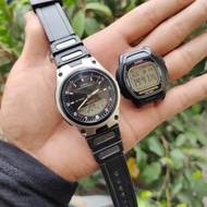 Jam Casio AW-80 Telememo 30 & Casio LW-201 Jadul