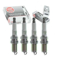4 pc NGK V-Power Spark Plugs compatible with Toyota Corolla 1.8L 2.4L L4 1998-2012