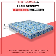 Furnituremart.sg High Density Foam Mattress Queen Size 5 Inches In Random Colour