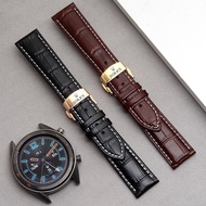 7/24 ✈ In stockGenuine Leather Strap for Rolex Day-Date Series Watch Band Green Water Ghost Watch Br