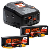 Smart Powerstage 6S Surface Bundle: 5000mAh 3S LiPo Battery, IC5 (2) / S2100 Charger, SPMXPSS650