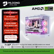 MLOONG Custom Gaming/Deep Learning/Pro Design/ Anchor Desktop PC | R9 9900X3D, ASUS RTX 5070TI 16G