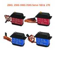 20kg 25kg 30kg 35kg Servo 180 Degrees 270 Degrees High Torque Digital Servo Waterproof  Metal Gear 2