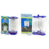 Aquarium Water Filter Box Corner Bubble With Good Fiber Comes In 2 Sizes.