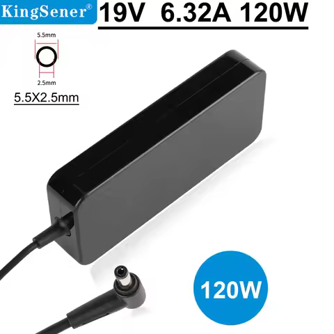 KingSener 19V 6.32A 120W Laptop Charger For ASUS ROG G750JM G751JM G750JS G75 G75VW G75VX GL502VT G7