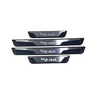 4x For 2011 Toyota Bz4x Car Accessories Protector Door Sill Scuff Plate Silvery