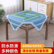 Anti-slip Mahjong Tablecloth with Pocket Mahjong Tablecloth Mat Muffler Mahjong Table Mat Cloth Free