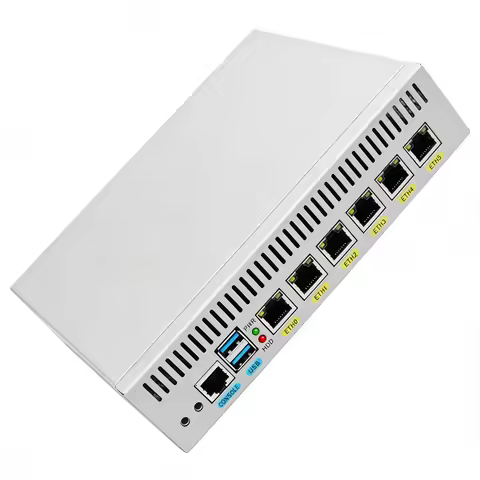 Partaker 2.5G Firewall Mini PC, Intel i7-1165G7/i5-8550U, 6x i225 NICs, pfSense/OPNsense, Fanless, D