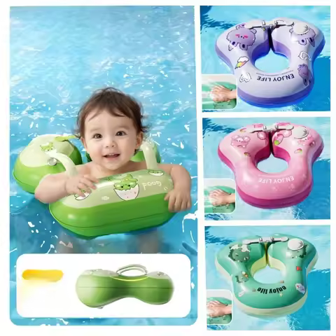 Children's swimming circle armpit baby 0-3 years old prone circle baby lifebuoy inflatable water par