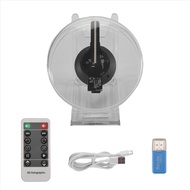 3D Fan Hologram Projector Desktop LED Sign Holographic Lamp Player Remote Display Support Images and