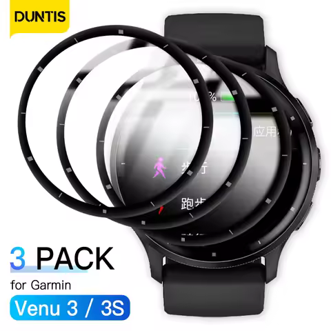 3 Pack For Garmin Venu 3 Screen Protector Anti-scratch Film For Garmin Venu 3S All Around Coverage P
