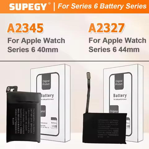 2026 Years New 100% A2345 A2327 Battery For Apple Watch Series 6 40mm 44MM Bateries IWatch 6 44mm 40