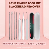 Stainless Steel Acne Pimple Remover Kit Set Blackhead Remover Pimple Needles Treatment Face Clean To