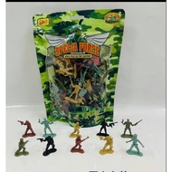 5cm World War II Soldier Model Army Fighting Plastic Toys Soldier Toy Set