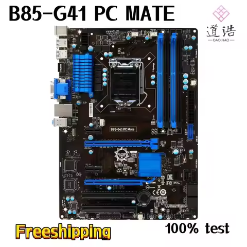 Used for MSI B85-G41 PC MATE Motherboard B85 LGA1150 ATX DDR3 Max 32GB HDMI M.2 For Intel 4th Gen Co