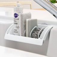 日本inomata 日本製雙吸盤可調分隔式海綿瀝水架