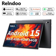 2025 Tablet Android 15, 10.1 Inch Tablet PC, RK3562 Quad-Core 2.0 GHz, 4GB RAM+64GB ROM, 2MP+8MP Dua