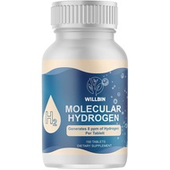 150ct Hydrogen Water Tablets - 8ppm Fast-Dissolving Molecular Hydrogen with Magnesium, Vegan Energy 