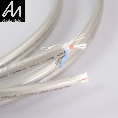 British original Audio Note finest codductor SOGON 50strand 99.99% Silver Plated Cable RCA Audio Dua