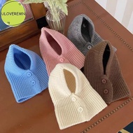 uloveremn Pet Dog Knitted Hat Cozy Soft Knit Hooded Scarf Essential Pet Warm Hat Winter Dog'S Hat An