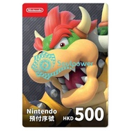 ✜☾❧Nintendo Switch eShop prepaid card HK(HONG KONG) HKD 100,200,300,500