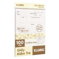 Klong test paper level 2-3 B5 paper 20 double sheets 100gsm ms 279