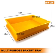 DIY Online4U - Plastic Cake Tray 95mm Container / Bread Tray / Multipurpose Bakery Tray 53x40x10cm T