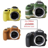 New Soft D3400 Camera Silicone Case Camera Bag For Nikon D3400 Rubber Protective Case Cover Skin Bro