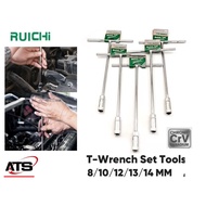 T Handle T-Socket Wrench T-handle Spanar T Hex Nut Driver 8mm 10mm 12mm 13mm 14mm Automotive Hand To
