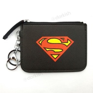 DC Comics Superman Super Man Logo Ezlink Card Pass Holder Coin Purse Key Ring