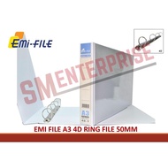 EMI File A3 4D Ring File 50mm