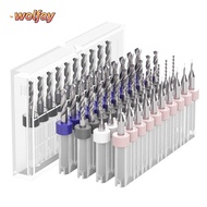 YOLANDA Mini CNC Drilling Bit PCB Twist Drill Carbide Wood CNC Drill Multifunctional Corn Engraving 