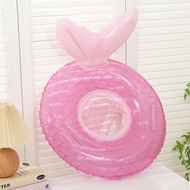 Ban Renang Bayi Mermaid Pink Lucu & Set Perlengkapan Renang Anak Anti Bocor Kolam Renang Portabel un