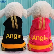 『27Pets』Angel Print Pet Dog Puppy Sports 4 Legs Hoodie Jumpsuit Pet Dog Sweater