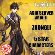 STARTER B5 GENSHIN IMPACT  Zhongli+Reqular 5 Star Standard Combo