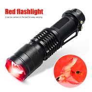 LED 670nM Red Beam Light Flashlight edc Torch Lamp Lantern Against Deteriorating Eyesight Powerful T