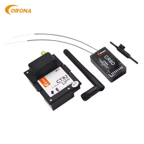Corona 2.4Ghz JR Graupner Module & Rx Combo Kit CR8D+CT8J V2 DSSS