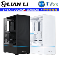 Itw | Lian Li Computer PC Case SUP01 Small Tower Case Tempered Glass (Black | White)