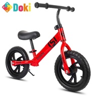 Doki Toy 12 Inch Balance Bike Walker Kids Ride On Toy For 2-6 Years Old Children Learning Walk Two