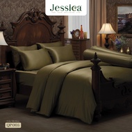 Jessica Color Silk Shine 500 เส้นด้าย QP005 ชุดเครื่องนอน ผ้าปูที่นอน ผ้าห่มนวม สีพื้นสุดเรียบหรู สามารถป้องกันไรฝุ่นได้