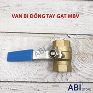 Van bi đồng tay gạt MBV dn15 (1/2) và dn20 (3/4) dn25