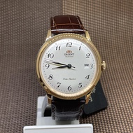Orient RA-AC0001S10B Automatic Classic White Dial Brown Leather Date Men's Watch