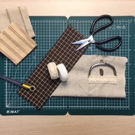 【多功能摺疊墊】iMAT翻轉切割墊1.0 無毒 文青綠 卡片手作DIY