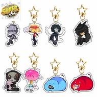 HOT Game Guest 1337 Forsaken 6CM Acrylic Keychains Noob Sheldletsky John Doe c00lod Elliot Key Ring 