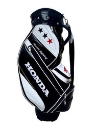 กระเป๋ากอล์ฟ Honda LPGA Thailand Limited Edition 9“ ทรง Caddy Bag หนังเกรดพรีเมียม (สีขาว/ดำ) - Hond