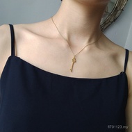 925 Jewelry European Key Korean Sterling Silver Necklace Design Style European American Style Design
