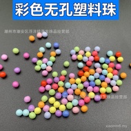 4mm-12mm Manik Plastik Berwarna-warni Campuran Berwarna-warni Bukan Lubang Gula-gula Manik Warna Bua